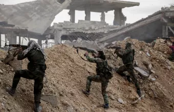 Syrian army soldiers