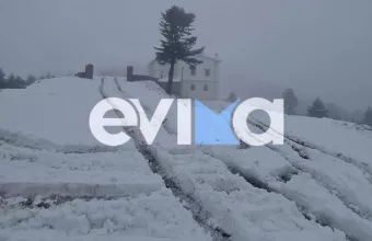 χιόνια εύβοια 