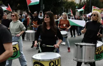 Συλλαλητήριο στην Αθήνα για την Παλαιστίνη	