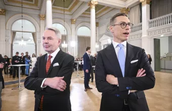 Ο συντηρητικός πρώην πρωθυπουργός Αλεξάντερ Σταμπ και ο πρώην υπουργός Εξωτερικών Πέκα Χάαβιστο