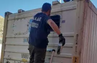 Εντοπισμός κοκαΐνης αξίας 2,8 εκ ευρώ σε container με μπανάνες από την ΑΑΔΕ