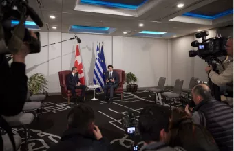 Μητσοτάκης με Τριντό