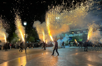 Αγρίνιο: Εκρηκτικό θέαμα από τους χαλκουνάδες - Δείτε βίντεο