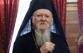 Οικουμενικός Πατριάρχης Βαρθολομαίος Α' στο γραφείο του Ο Βαρθολοαίος Α'