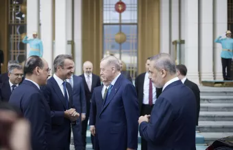 Μητσοτάκης με Ερντογάν