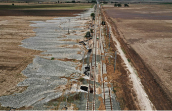 Σιδηροδρομικές γραμμές στη Θεσσαλία