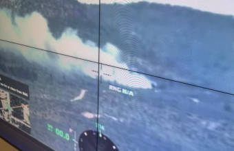 Φωτιά στην Πάρνηθα: Η έναρξη της στο drone της πυροσβεστικής
