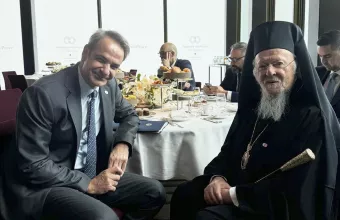 συνάντηση Μητσοτάκη - Βαρθολομαίου 