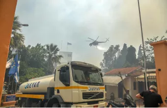 Φωτιά στην Πάτρα