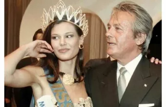 Ισαβέλλα Δάρρα: Το αντίο στον Alain Delon που γνώρισε στο διαγωνισμό Miss Europe το 1997