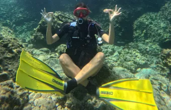 Αυτό το ταλέντο της και την πιστοποίηση Open Water δύτριας δεν το γνωρίζαμε