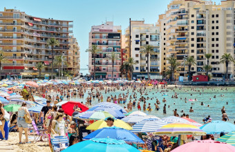 Playa del Cura beach of Torrevieja