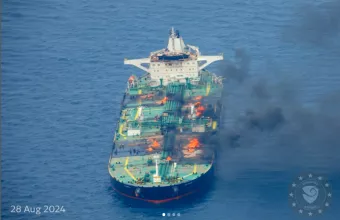 Eunavfor Aspides: Το τάνκερ Sounion αποτελεί κίνδυνο για τη ναυσιπλοΐα, σοβαρή περιβαλλοντική απειλή 
