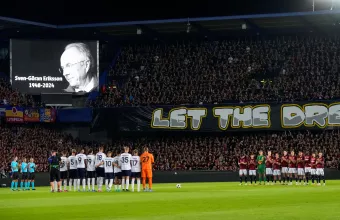 Champions League: Ενός λεπτού σιγή στη μνήμη του Σβεν Γκόραν Έρικσον
