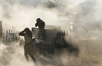 Israeli artillery soldiers