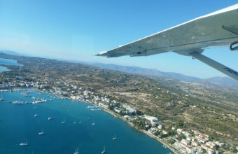 Γεγονός η πρώτη δοκιμαστική πτήση υδροπλάνου προς την Ερμιόνη