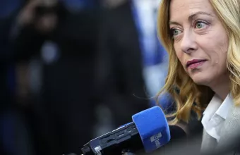 Italy's Prime Minister Giorgia Meloni
