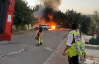 Ισραήλ: Φωτιές έξω από την Ιερουσαλήμ από πύραυλο των Χούθι 