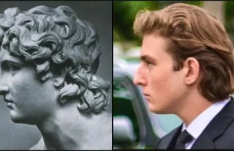 Viral: Ο Μπάρον Τραμπ μοιάζει με… τον Μέγα Αλέξανδρο