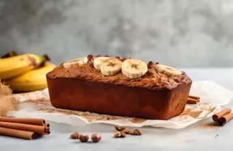 Το πιο νόστιμο Banana Bread με μόλις 5 υλικά
