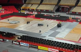 Ολυμπιακός: Πλημμύρισε το ΣΕΦ - Τεράστιες ζημιές σε cube και γυμναστήριο