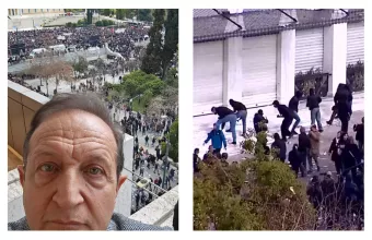 Σπύρος Μπιμπίλας: Κατέγραψε την στιγμή που ξεκίνησαν τα επεισόδια στο Σύνταγμα
