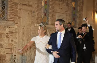 Νικόλαος Ντε Γκρες - Χρυσή Βαρδινογιάννη: Όλες οι λεπτομέρειες από τον λαμπερό γάμο τους