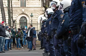 Διαδήλωση κατά της πιθανής συγκυβέρνησης υπό το ακροδεξιό FPÖ
