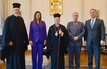 Η υπουργός Σοφία Ζαχαράκη στο Φανάρι