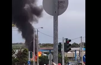 Φωτιά σε όχημα σε βενζινάδικο