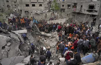 Η επείγουσα ανάγκη για εκεχειρία στη Γάζα συμφωνία Αμπάς και Μακρόν
