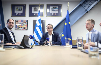 Μητσοτάκης από υπουργείο Πολιτικής Προστασίας