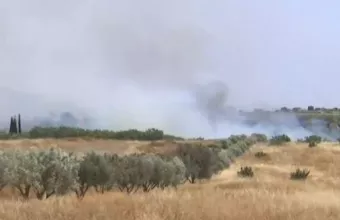 Φωτιά στο Μαρκόπουλο