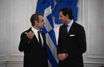 Μητσοτάκης με Χούκστρα