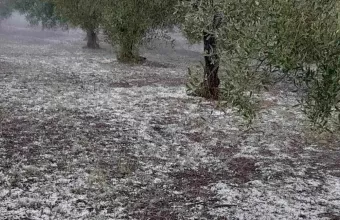 Χαλκιδική χαλάζι