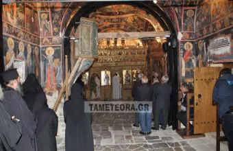 Μετέωρα: Ξαναλειτουργεί το ιστορικό εκκλησάκι του Αγίου Γεωργίου στην Οξύνεια