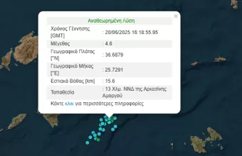 Σεισμος αμοργός