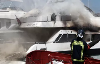 Φωτιά σκάφος Χαλκιδικη