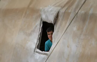 Παιδί σε σκηνή Συρίας