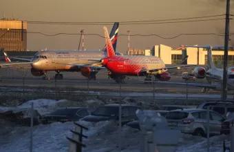 Aeroflot's passengers planes