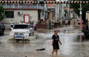 κινα πλημμυρες