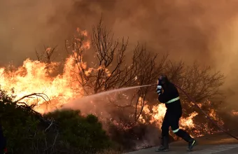Φωτιά στο Ελληνοχώρι Κορινθίας