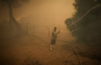 Σύλληψη για πρόκληση φωτιάς στη Θέρμη