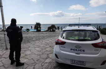 Περιπολικό στο Παλαιό Φάληρο