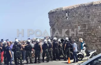 Ρόδος: Ένταση στο λιμάνι με την άφιξη Ισραηλινών τουριστών