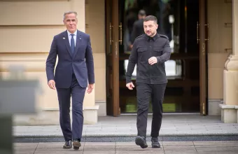 Μαρκ Κάρνεϊ και Βολοντίμιρ Ζελένσκι