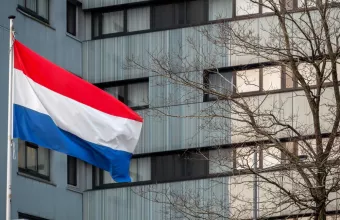 Σημαία Ολλανδίας κτίριο