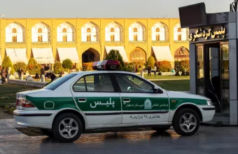 Iranian police car 