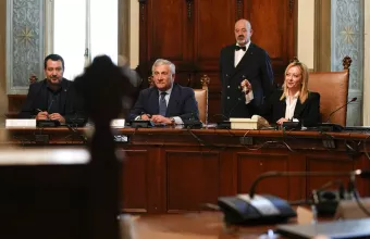 Αντόνιο Ταγιάνι και Τζόρτζια Μελόνι 