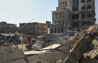 Κατεστραμμένα κτίρια Σανάα